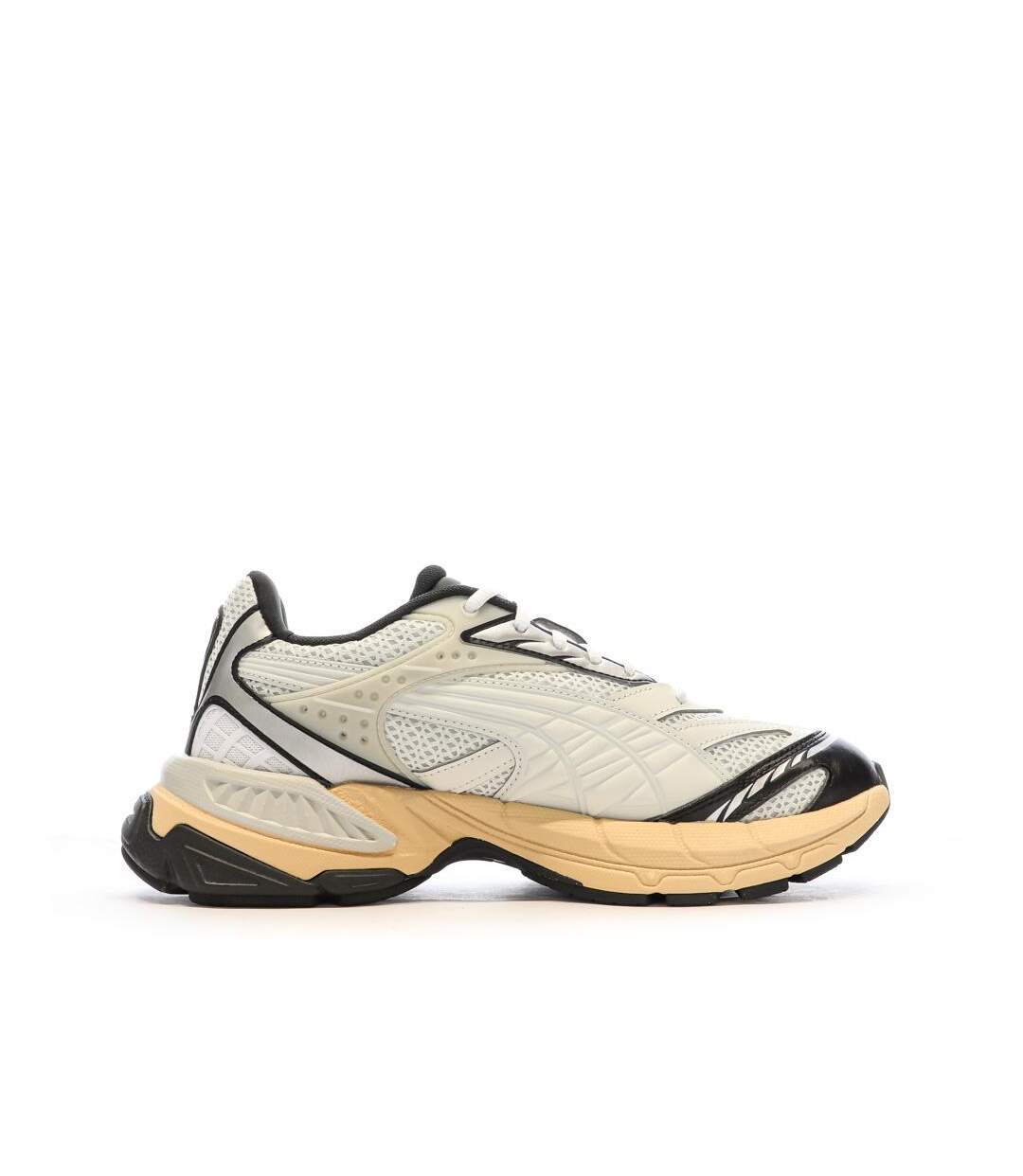 Baskets beige/noir homme/ado puma velophasis-2