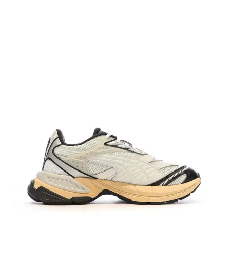 Baskets beige/noir homme/ado puma velophasis