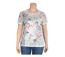 Tee-shirt MAYFLOWER BAG15117A fleuri : l'élégance du voile et de la transparence-5