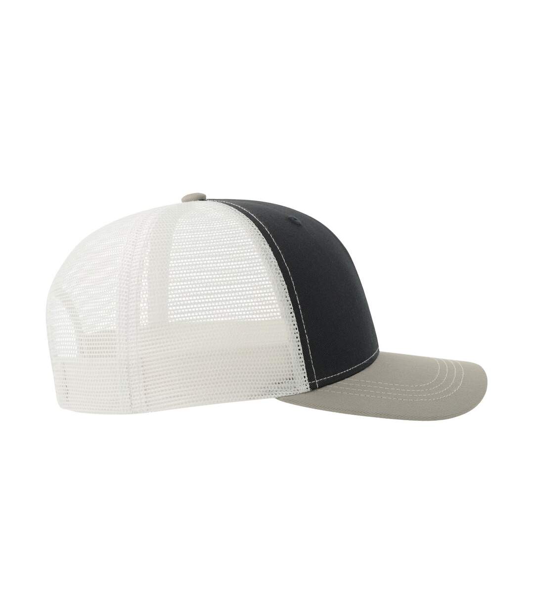 Casquette Trucker Motif/style 6 Panneaux Sonic-s Adulte Bleu Marine Gris Blanc Atlantis Headwear-4