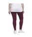 Womens/ladies Fitted Leggings Red Adidas-3