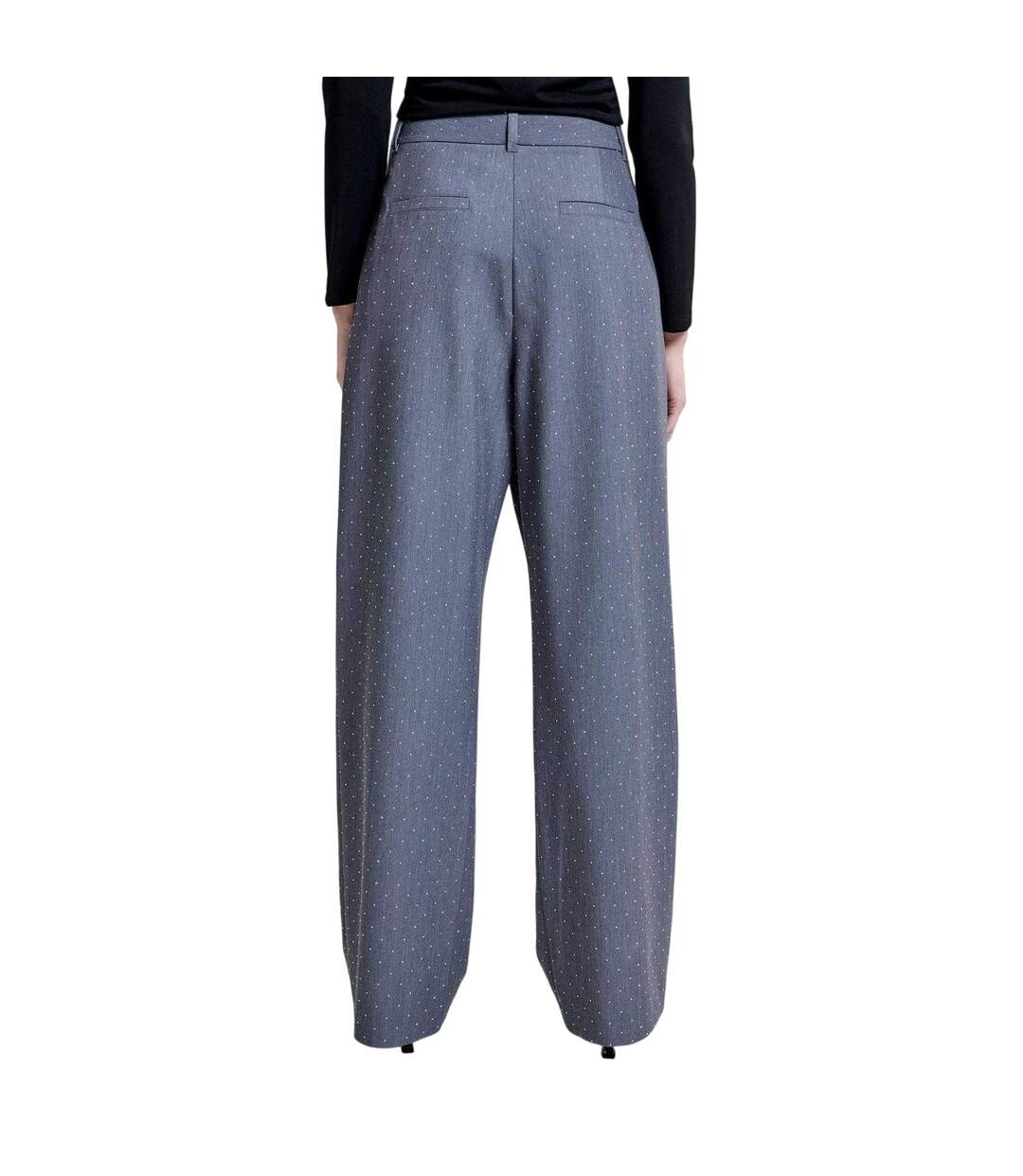 Pantalon Motif/style À Pois Sherry Femme Gris French Connection-3