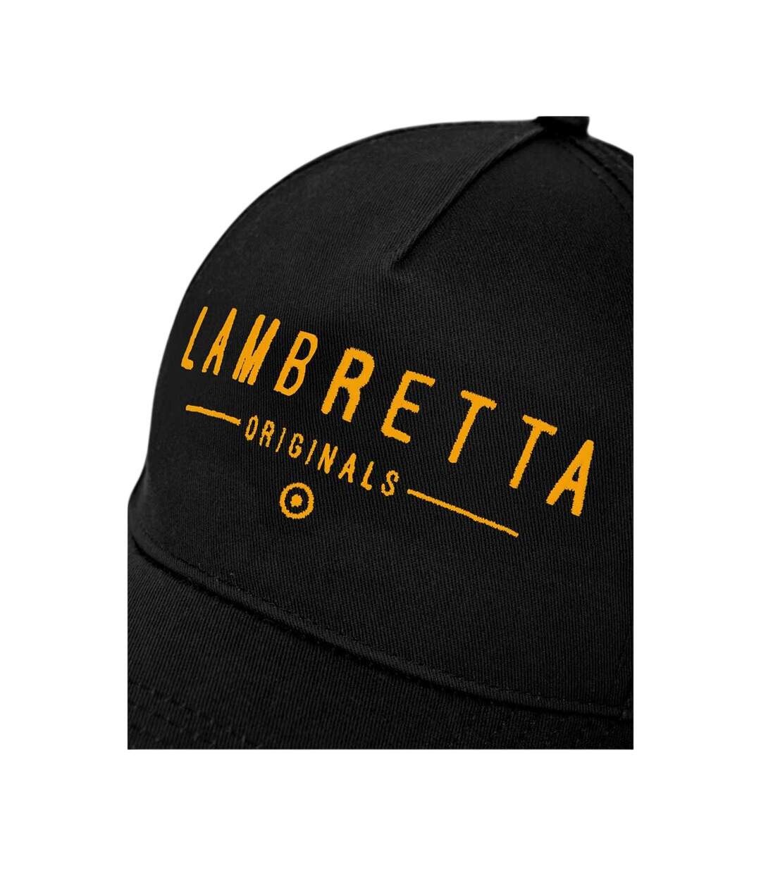 Casquette De Baseball Originals Adulte Noir Jaune Or Lambretta-4
