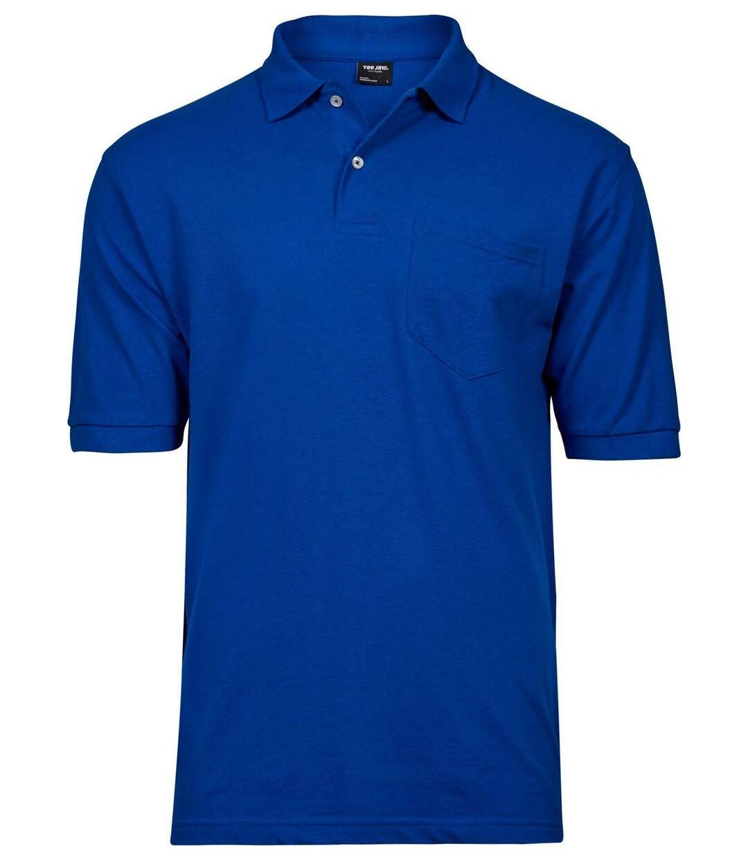 ***FDS 090522*** Polo homme poche poitrine - 2400 - bleu roi - manches courtes-1