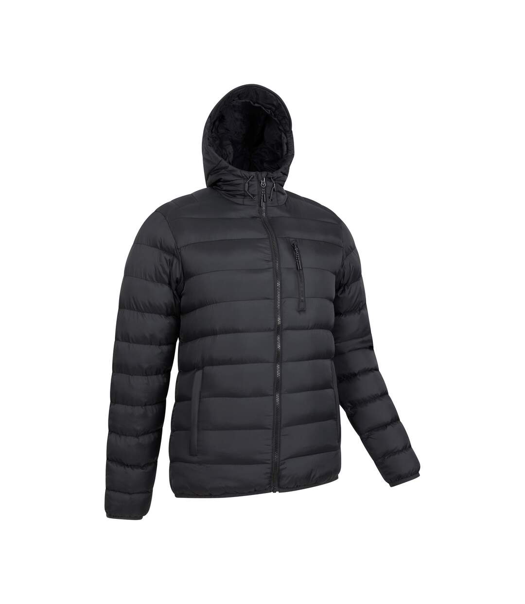 Mens Link Padded Jacket Jet Black Mountain Warehouse-4
