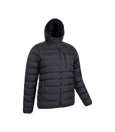 Mens Link Padded Jacket Jet Black Mountain Warehouse