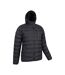 Mens Link Padded Jacket Jet Black Mountain Warehouse-4