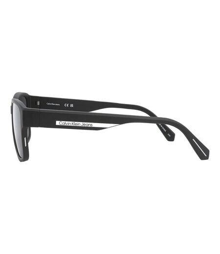 Lunettes De Soleil Motif/style Rectangulaire Homme Taille Unique Noir Gris Calvin Klein