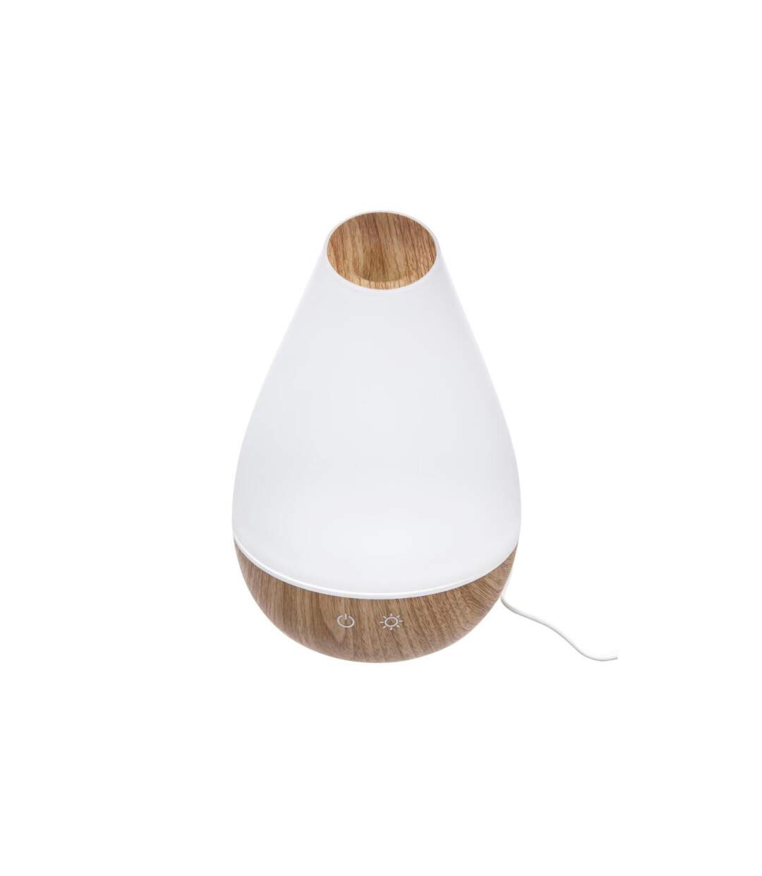 Diffuseur d'Huiles Essentielles LED Arlie 22cm Blanc-1