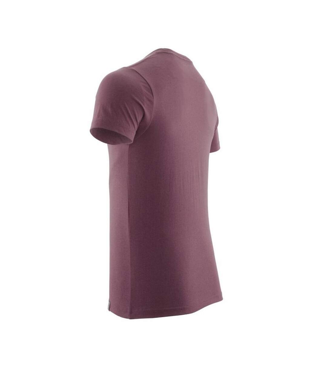 Mens Crossover T-shirt Bordeaux Mascot-3