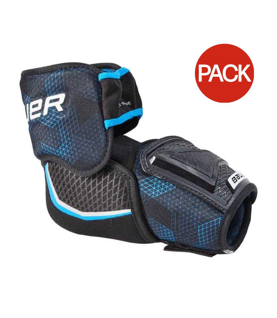 Coudières De Hockey Adulte Taille Unique Noir Bleu Marine Bauer-1