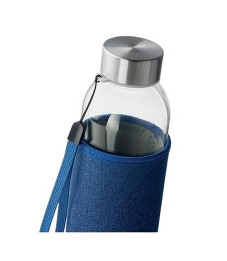 Utah denim look glass 500ml bottle one size blue MidOcean