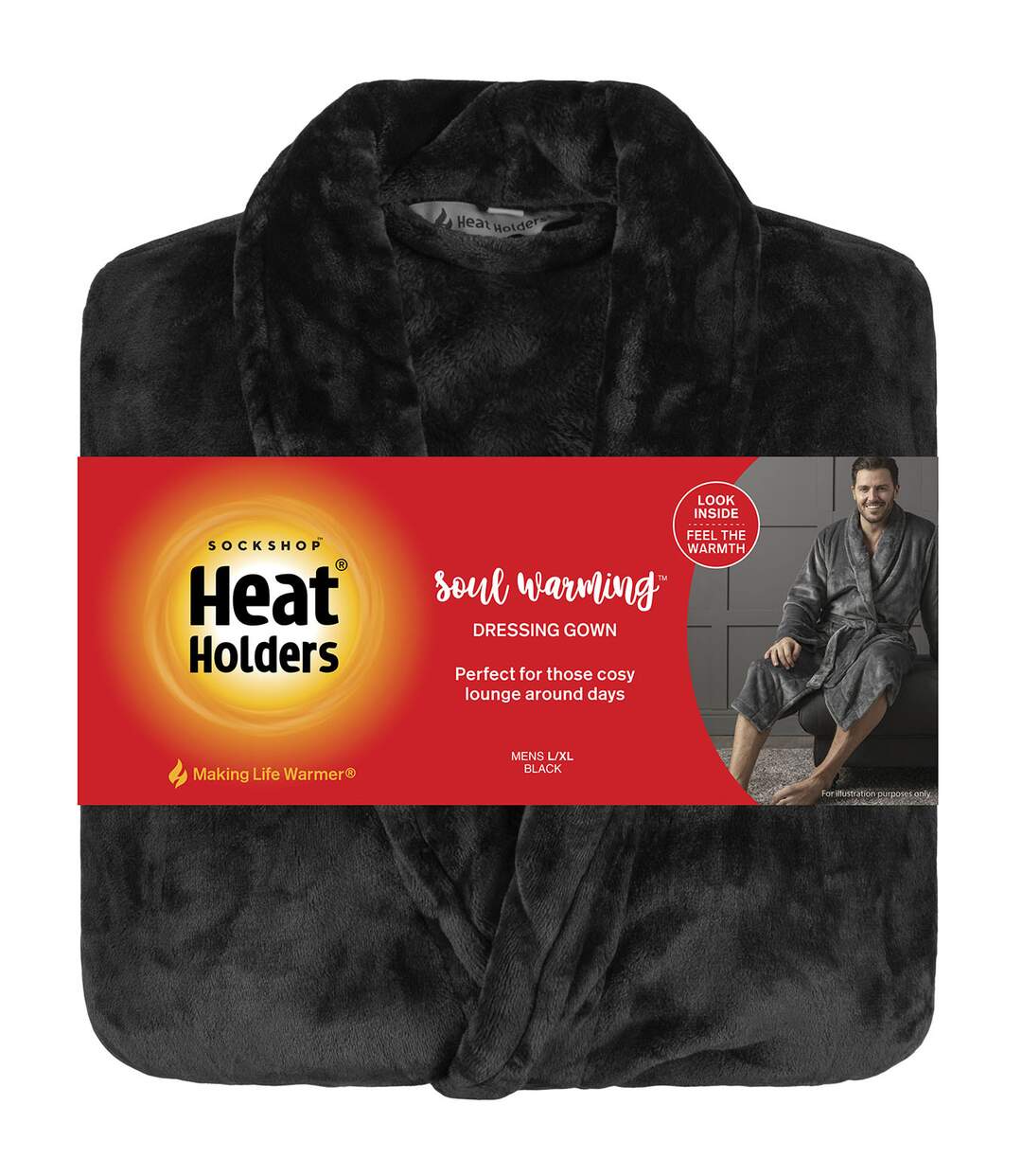 Heat Holders - Soft Warm Mens Dressing Gown-2