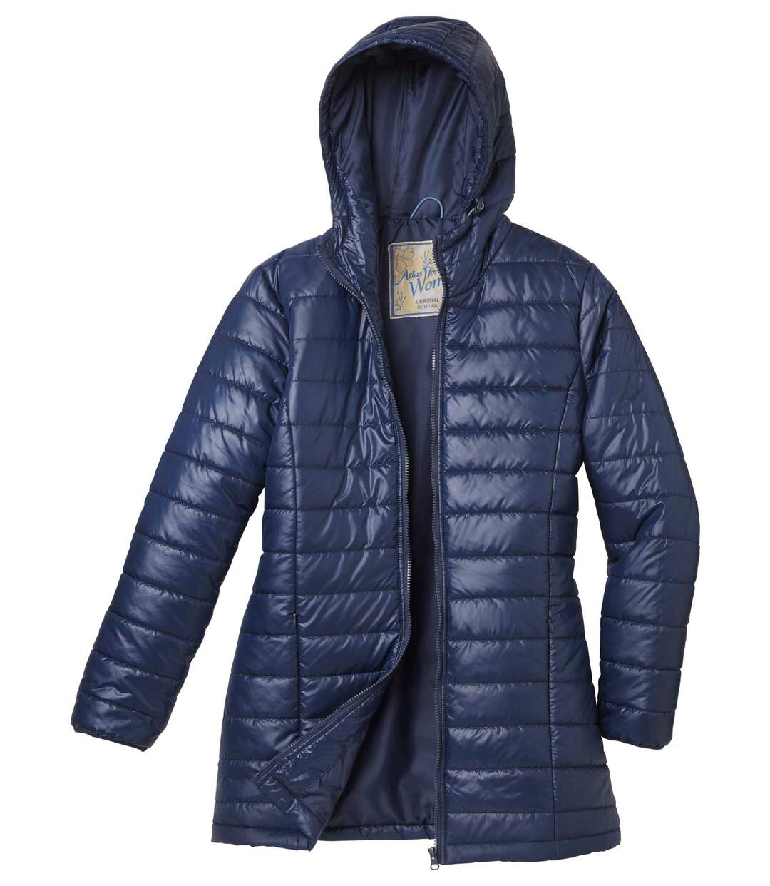 Prošívaná bunda Blue Navy s kapucí-3