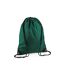 Premium Drawstring Bag One Size Bottle Green Bagbase-1