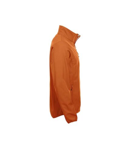 Clique Mens Basic Soft Shell Jacket (Blood Orange) - UTUB144