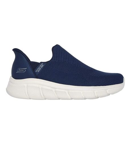 Mens Bobs B Flex Resilient Trainers Navy Skechers