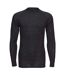 Unisex Adult Merino Blend Crew Neck Base Layer Top Black Portwest-1