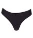 Womens/ladies Mid Rise Bikini Bottoms Black Brave Soul-2