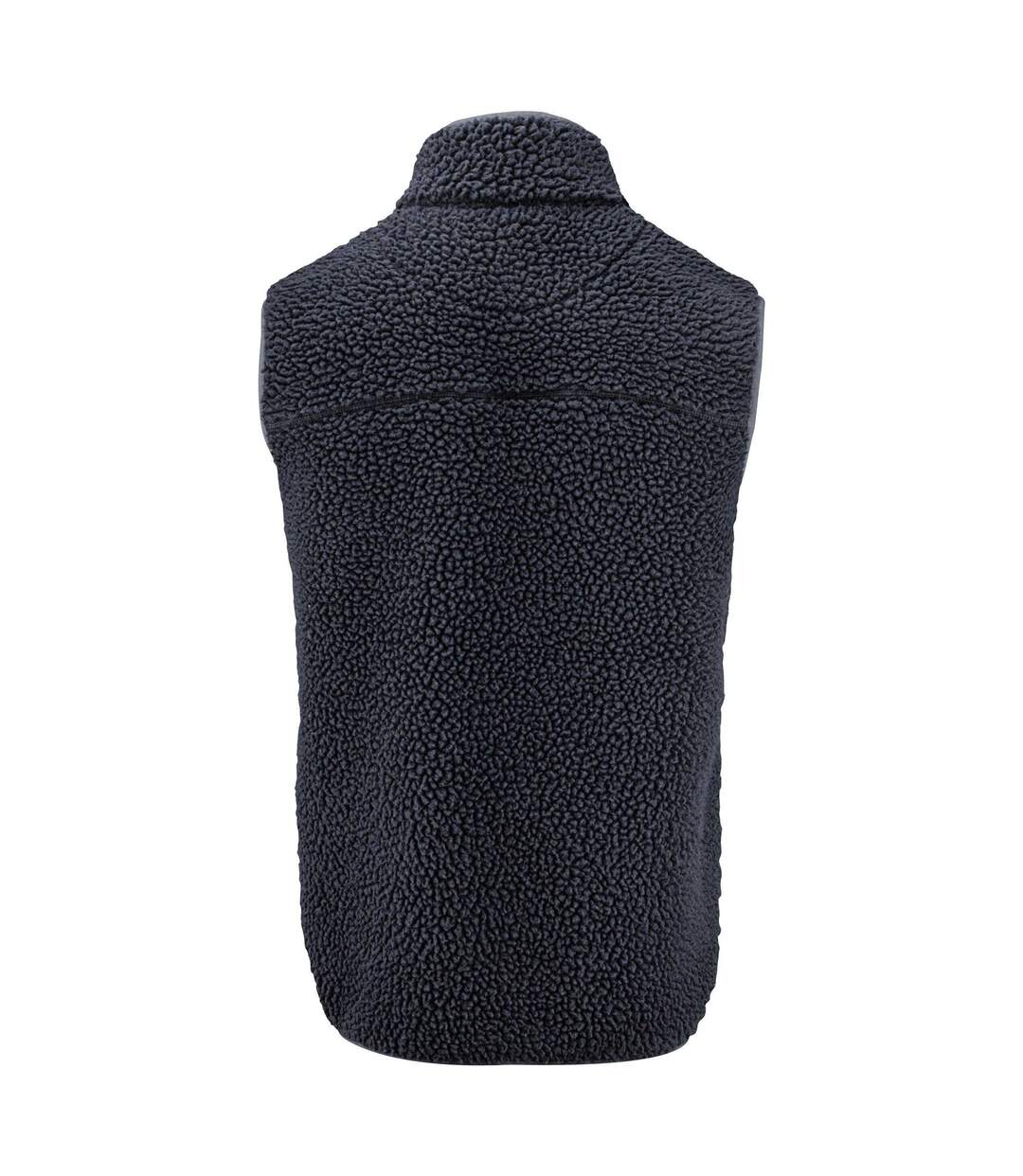 Mens Kingsley Sherpa Fleece Gilet Navy James Harvest-2
