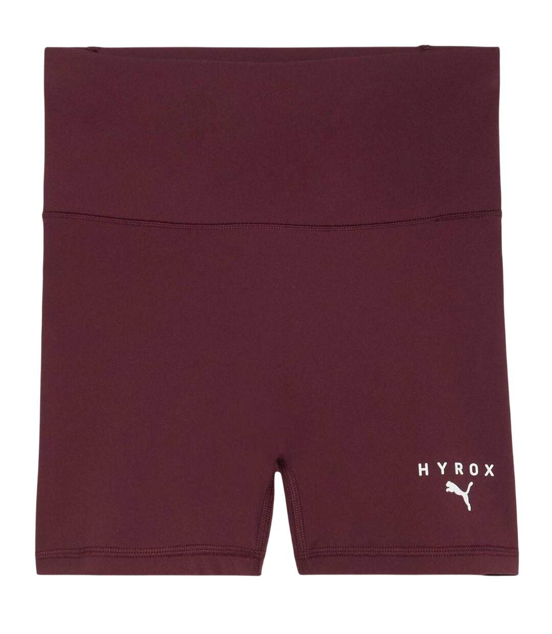Womens/ladies Hyrox Luxe Workout Shorts Ruby Red Puma-2