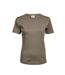 T-shirt À Manches Courtes 100% Coton Femme Argile Tee Jays-1