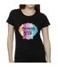 Disney T-shirt en coton amusant La petite sirène Femme/Femme (Noir) - UTBI26355-3
