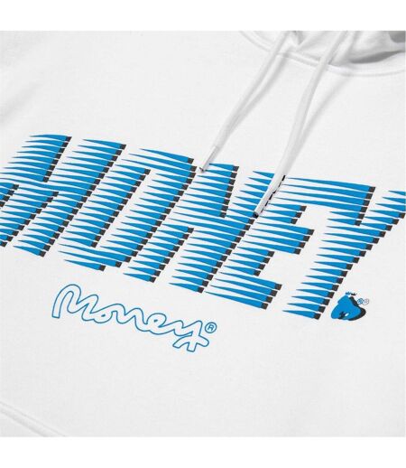Sweat À Capuche Motif/style Grand Singe Zoom Homme Blanc Money