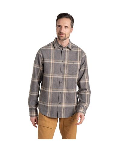 Mens gage long-sleeve shirt marl gris doux Craghoppers Craghoppers