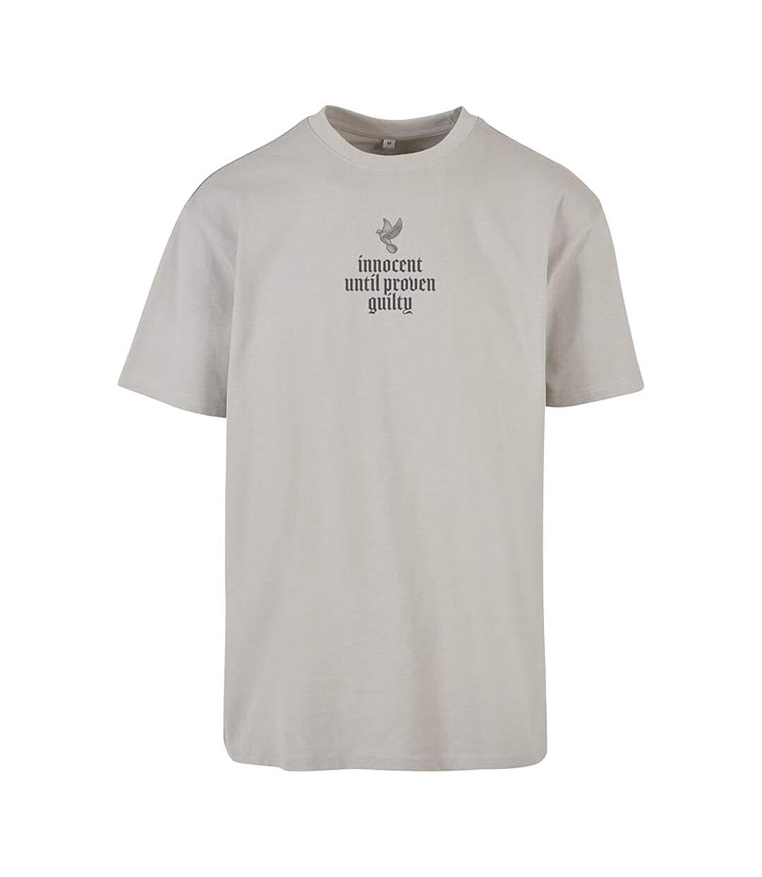 Mens Justice Oversized T-shirt Asphalte Léger Mister Tee-2
