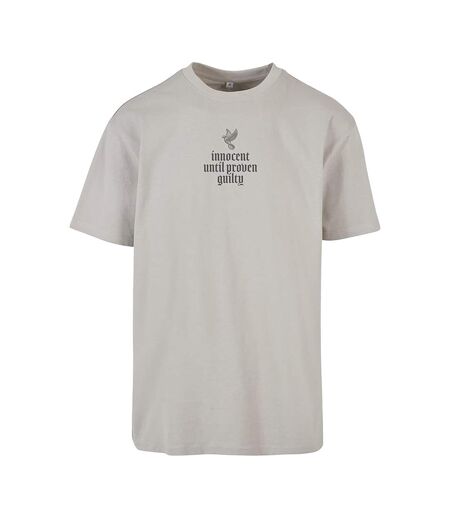 Mens Justice Oversized T-shirt Asphalte Léger Mister Tee
