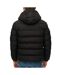 Doudoune noire mat homme superdry hooded-2
