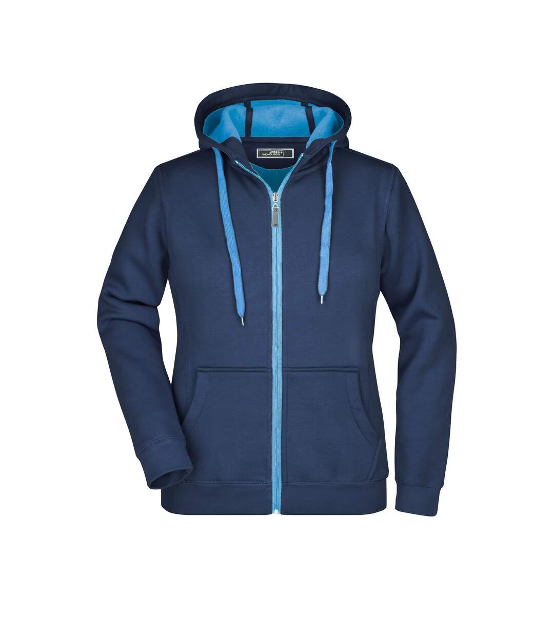 Veste Femme Bleu Marine Turquoise Pâle James And Nicholson-1