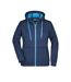 Veste Femme Bleu Marine Turquoise Pâle James And Nicholson-1