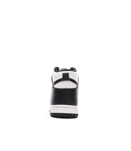 Baskets blanches/noires homme nike dunk hi