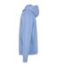Sweat À Capuche Hommes Bleu Poudré Build Your Brand-3