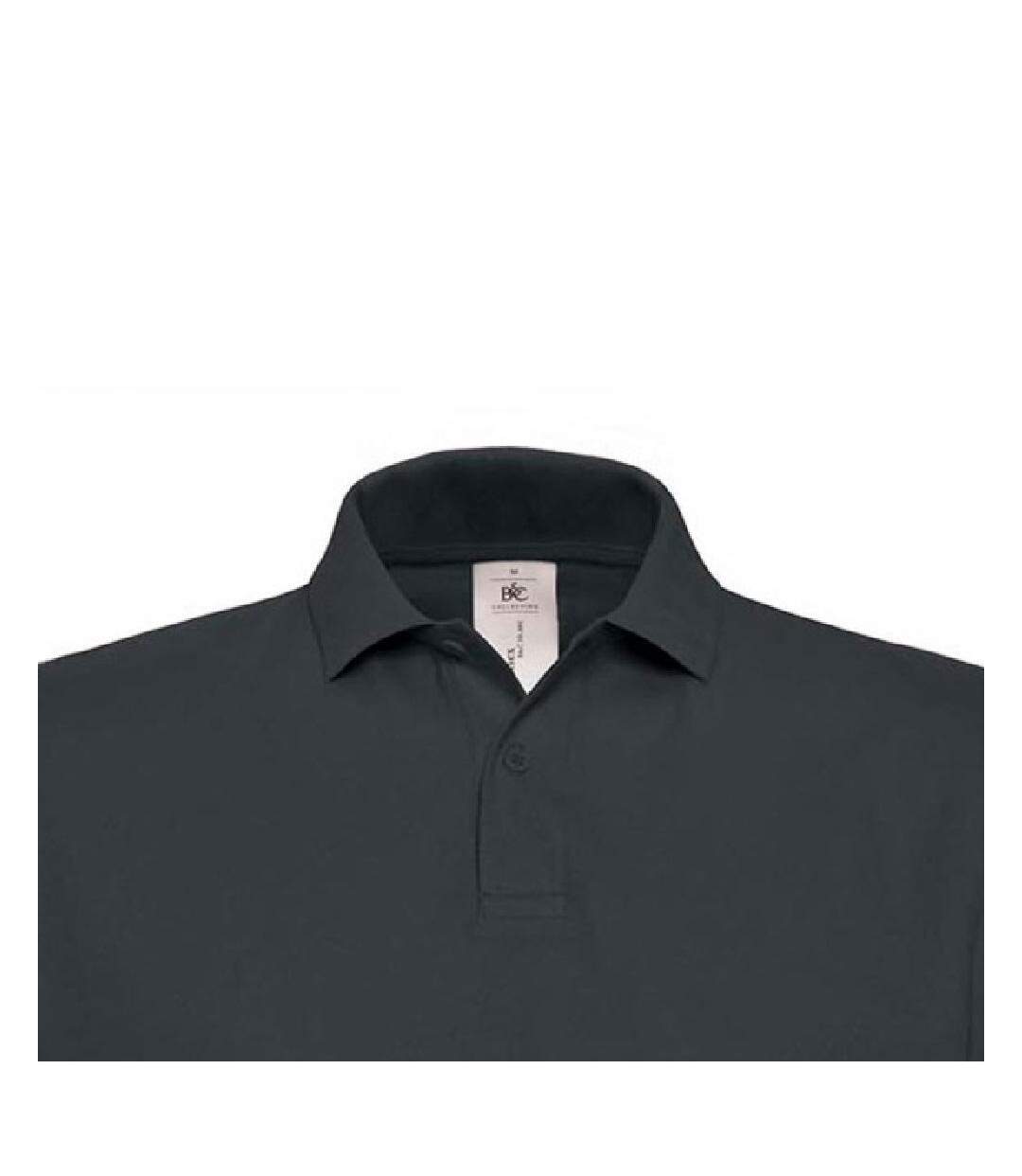 B&c Id.001 Polo À Manches Courtes Pour Hommes Anthracite B And C-3