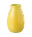 Vase Déco en Verre Cocoon 28cm Jaune-1