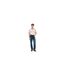 Mens Vertical Stripe Linen Blend Shirt Sandlewood Tommy Hilfiger-1