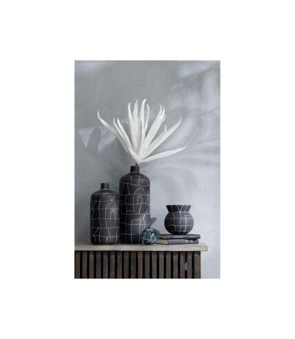 Paris Prix - Vase Déco En Céramique japan 18cm Noir