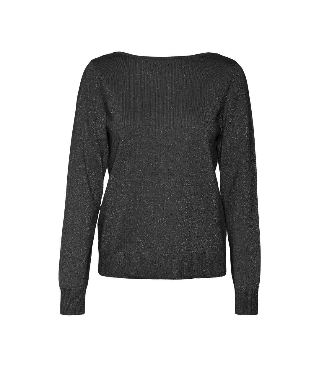Pull noir femme vero moda happyglitter-2