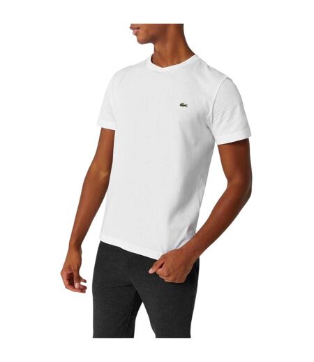 T-shirt Motif/style Logo Homme Blanc Lacoste