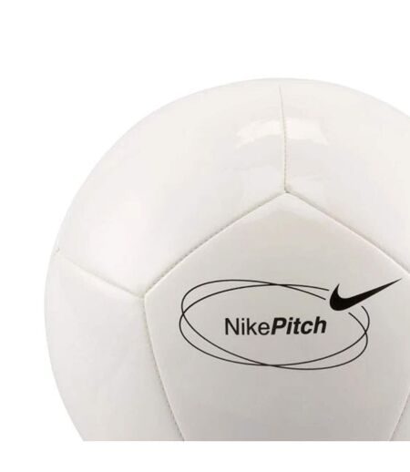 Ballon De Foot Motif/style Swoosh Pitch Team Taille 4 Blanc Nike