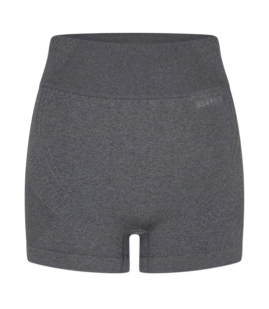 Womens/ladies Nylon Shorts Charcoal USA-1