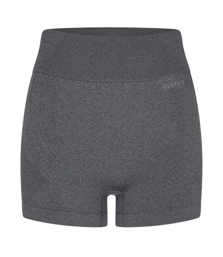 Womens/ladies Nylon Shorts Charcoal USA