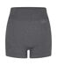 Womens/ladies Nylon Shorts Charcoal USA-1