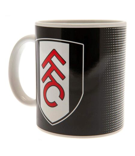Fulham FC Half Tone Mug (Black/White/Red) (One Size)