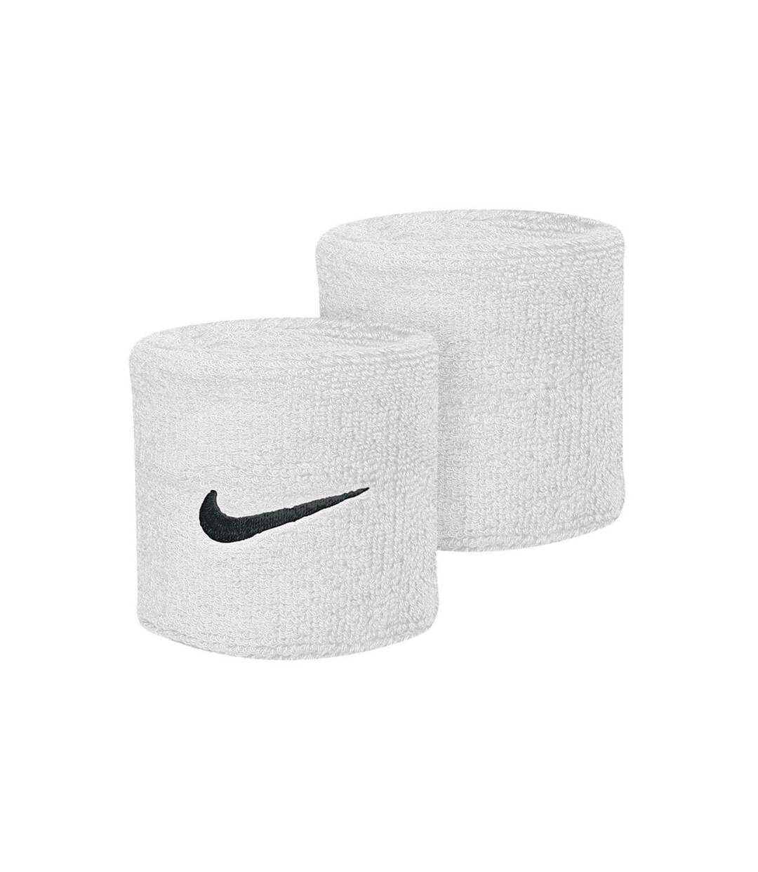 Bracelets éponge blanc / noir Nike-2
