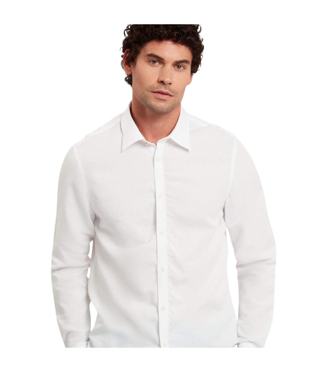 Chemise Manches Longues Homme Blanc Ted Baker-4