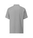 Mens Embroidered Logo Polo Shirt Light Grey Slazenger-2